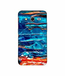 Amazon Brand - Solimo Designer Blue Oil Color 3D Printed Hard Back Case Mobile Cover for Samsung Galaxy Core 2 G355H