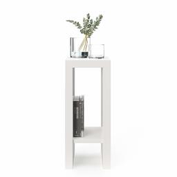 Movian Soporte para Flores con Estante, Blanco, 26 x 60 x 26 cm