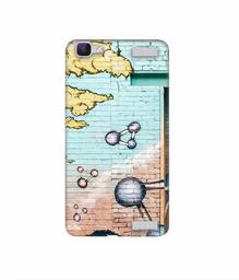 Amazon Brand - Solimo Designer Paintings 3D Printed Hard Back Case Mobile Cover for Vivo V1 Max