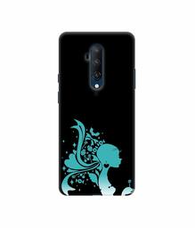 Amazon Brand - Solimo Designer Lady Vector N 3D Printed Hard Back Case Mobile Cover for OnePlus 7T Pro