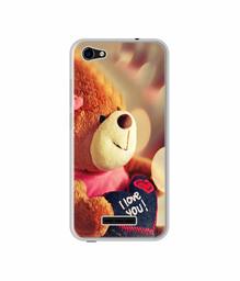 Amazon Brand - Solimo Designer Teddy Bear UV Printed Soft Back Case Mobile Cover for Lava Z61