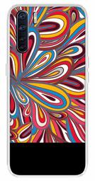 Amazon Brand - Solimo Designer Multicolor Visual 3D Printed Soft Back Case Mobile Cover for Oppo F15