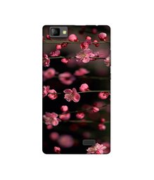 Amazon Brand - Solimo Designer Pink Flowers UV Printed Soft Back Case Mobile Cover for Lyf Wind 7