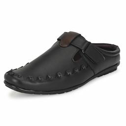 Centrino Men's Black Fisherman Sandals-9 UK (43 EU) (10 US) (6103-02)