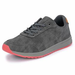 Klepe Men's Grey Chunky/Platform Sneakers-6 UK (40 EU) (7 US) (KP761/GRY)