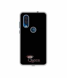 Amazon Brand - Solimo Designer Queen UV Printed Soft Back Case Mobile Cover for Motorola One Vision