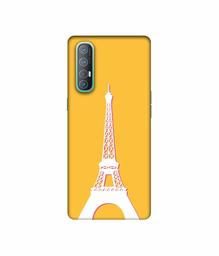 Amazon Brand - Solimo Designer Eiffel Tower 3D Printed Hard Back Case Mobile Cover for Oppo Reno 3 Pro