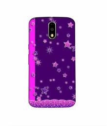 Amazon Brand - Solimo Designer Sparkling Stars 3D Printed Hard Back Case Mobile Cover for Motorola Moto G4 Plus