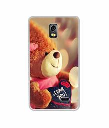 Amazon Brand - Solimo Designer Teddy Bear UV Printed Soft Back Case Mobile Cover for LYF Water 10