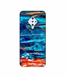 Amazon Brand - Solimo Designer Blue Oil Color 3D Printed Hard Back Case Mobile Cover for Vivo S1 Pro