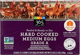 365 EVERYDAY VALUE Hard Cooked Medium Grade A Eggs, 24 CT