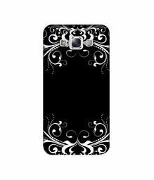 Amazon Brand - Solimo Designer Round Flower Crown 3D Printed Hard Back Case Mobile Cover for Samsung Galaxy E7