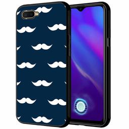 Amazon Brand - Solimo Designer Mustache Printed Hard Back Case Mobile Cover forOppo K1 (D279)