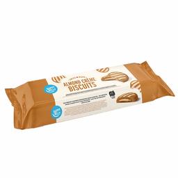 Marchio Amazon -  Happy Belly - Biscotti svizzeri al cacao con ripieno di crema di mandorle, Confezione da 4 (4 x 175g)