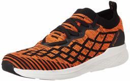 Amazon Brand - Symactive Men's Black/Orange Running Shoes-8 UK (SYM-ET-008A)