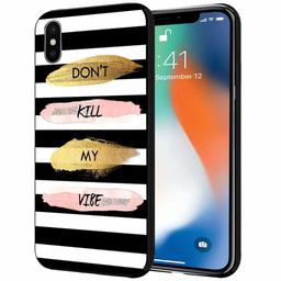 Amazon Brand - Solimo Designer Don't Kill My Vibe Printed Hard Back Case Mobile Cover for Apple iPhone Xs Max (D1204)