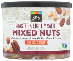 365 Everyday Value, Mixed Nuts, Roasted & Lightly Salted, 10.3 oz