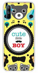 Amazon Brand - Solimo Designer Multicolor Cute Little Boy Yellow Pattern Printed Soft Back Case Mobile Cover for Realme C3