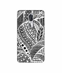 Amazon Brand - Solimo Designer Random White Pattern 3D Printed Hard Back Case Mobile Cover for Coolpad Cool1 Dual