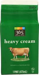 365 Everyday Value, Heavy Cream, Pint, 16 oz