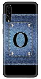 Amazon Brand - Solimo Designer Button Jeans Alphabet-O 3D Printed Hard Back Case Mobile Cover for Samsung Galaxy A50s