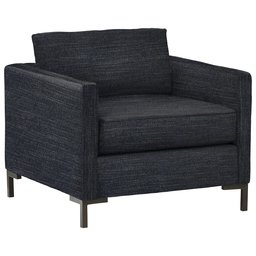 Amazon Brand – Rivet Edgewest Low Back Modern Accent Chair, 34