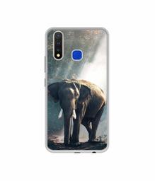 Amazon Brand - Solimo Designer Elephant UV Printed Soft Back Case Mobile Cover for Vivo U20