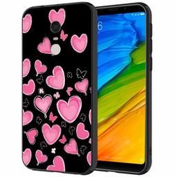 Amazon Brand - Solimo Designer Hearts Printed Hard Back Case Mobile Cover for Xiaomi Redmi Note 5 (D246)