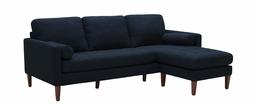 Amazon Brand – Rivet Aiden Mid-Century Sectional with Tapered Wood Legs, 86