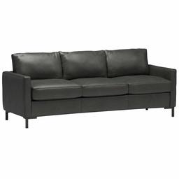 Amazon Brand – Rivet Edgewest Modern Sofa, Leather, 87