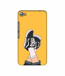 Amazon Brand - Solimo Designer Boy Shoes Pattern 3D Printed Hard Back Case Mobile Cover for Micromax Canvas Fire 4 A107