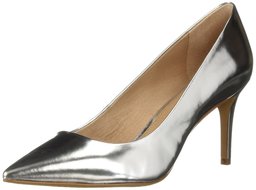 206 Collective Women's Mercer Dress Pump, silver/metallic leather, 5.5 C/D US