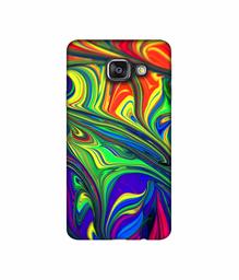 Amazon Brand - Solimo Designer Mash Painting 3D Printed Hard Back Case Mobile Cover for Samsung Galaxy A3 (2016)