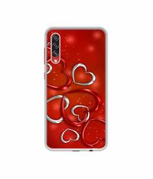 Amazon Brand - Solimo Designer Hearts UV Printed Soft Back Case Mobile Cover for Samsung Galaxy A70s