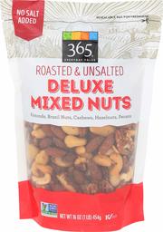 365 Everyday Value, Deluxe Mixed Nuts, Roasted & Unsalted, 16 oz