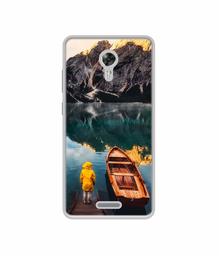 Amazon Brand - Solimo Designer Lake View UV Printed Soft Back Case Mobile Cover for Panasonic Eluga A3 Pro