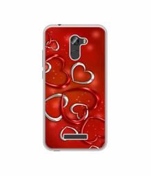 Amazon Brand - Solimo Designer Hearts UV Printed Soft Back Case Mobile Cover for Gionee X1S