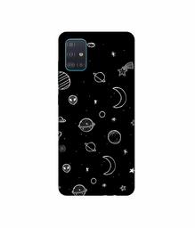 Amazon Brand - Solimo Designer Solar System 3D Printed Hard Back Case Mobile Cover for Samsung Galaxy A51