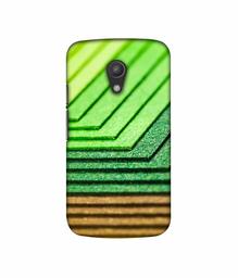 Amazon Brand - Solimo Designer Green Shad Texture 3D Printed Hard Back Case Mobile Cover for Motorola Moto G 2nd Generation