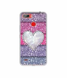 Amazon Brand - Solimo Designer Stone Heart UV Printed Soft Back Case Mobile Cover for Itel A46