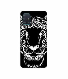 Amazon Brand - Solimo Designer White Tiger 3D Printed Hard Back Case Mobile Cover for Samsung Galaxy A51