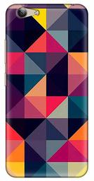 Amazon Brand - Solimo Designer Triangle Pattern 3D Printed Hard Back Case Mobile Cover for Vivo Y53