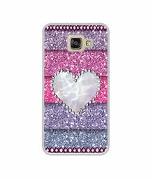 Amazon Brand - Solimo Designer Stone Heart UV Printed Soft Back Case Mobile Cover for Samsung Galaxy A5 (2016)