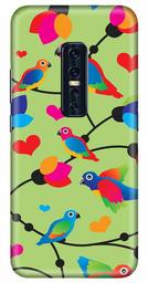 Amazon Brand - Solimo Designer Birds Patterns Design 3D Printed Hard Back Case Mobile Cover for Vivo V17 Pro