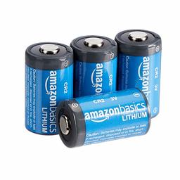 AmazonBasics - CR2 Lithium Batteries, 3 V, 4-Pack