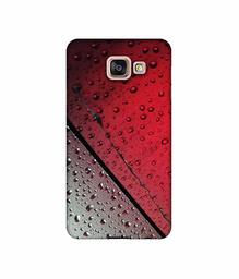 Amazon Brand - Solimo Designer Water Drop On Glass UV Printed Soft Back Case Mobile Cover for Samsung Galaxy A7 (2016)