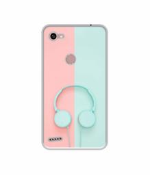 Amazon Brand - Solimo Designer Head Phone UV Printed Soft Back Case Mobile Cover for Spice F302