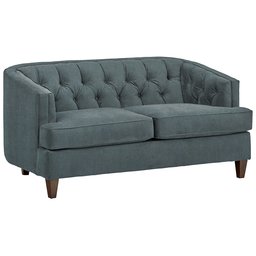 Amazon Brand – Stone & Beam Leila Tufted Living Room Loveseat Sofa Couch, 69