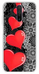 Amazon Brand - Solimo Designer Multicolor Five Heart Design Printed Soft Back Case Mobile Cover for Poco X2 / Xiaomi Redmi K30