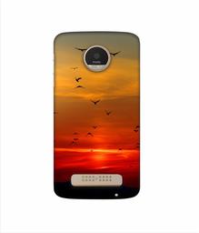 Amazon Brand - Solimo Designer Group Birds 3D Printed Hard Back Case Mobile Cover for Motorola Moto Z Play